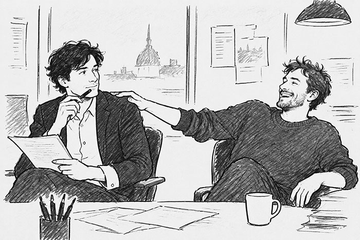 История любви. Рассказ Корнея Филлипова. Иллюстрация к произведению
